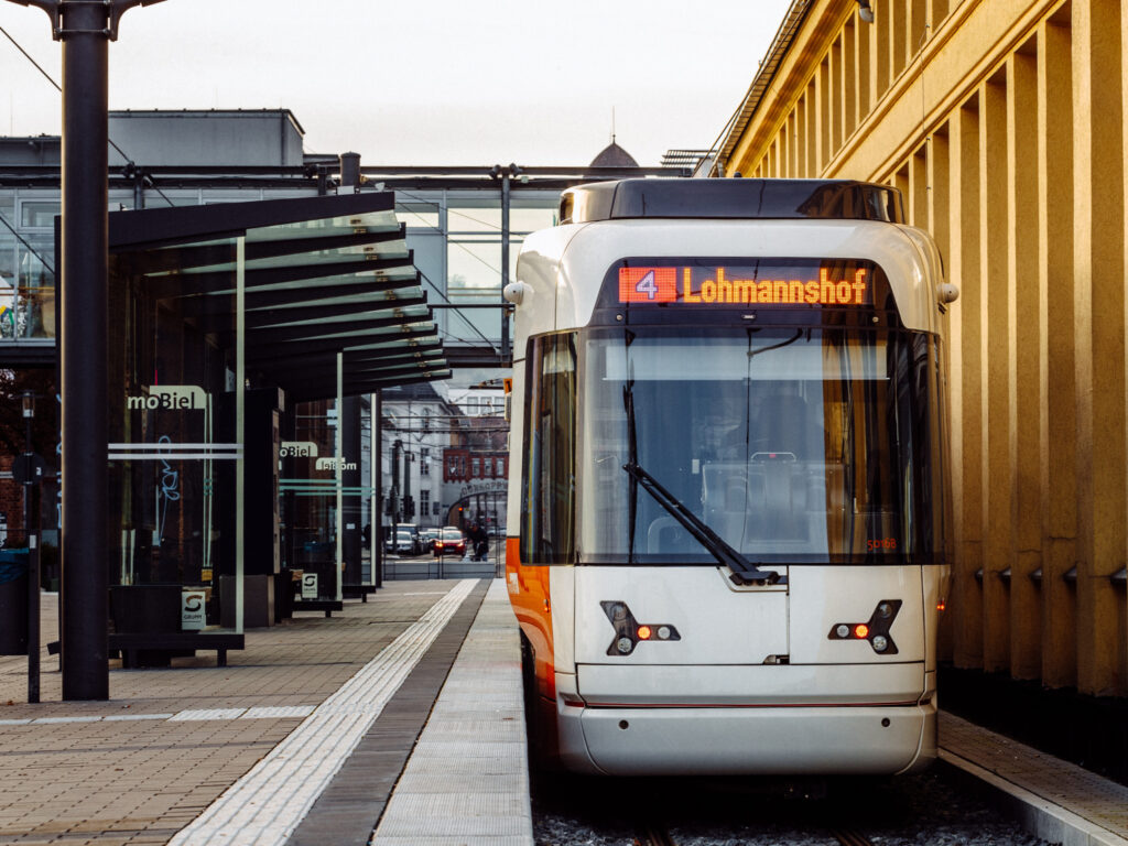 Tram Line 4, Direction "Lohmannshof"